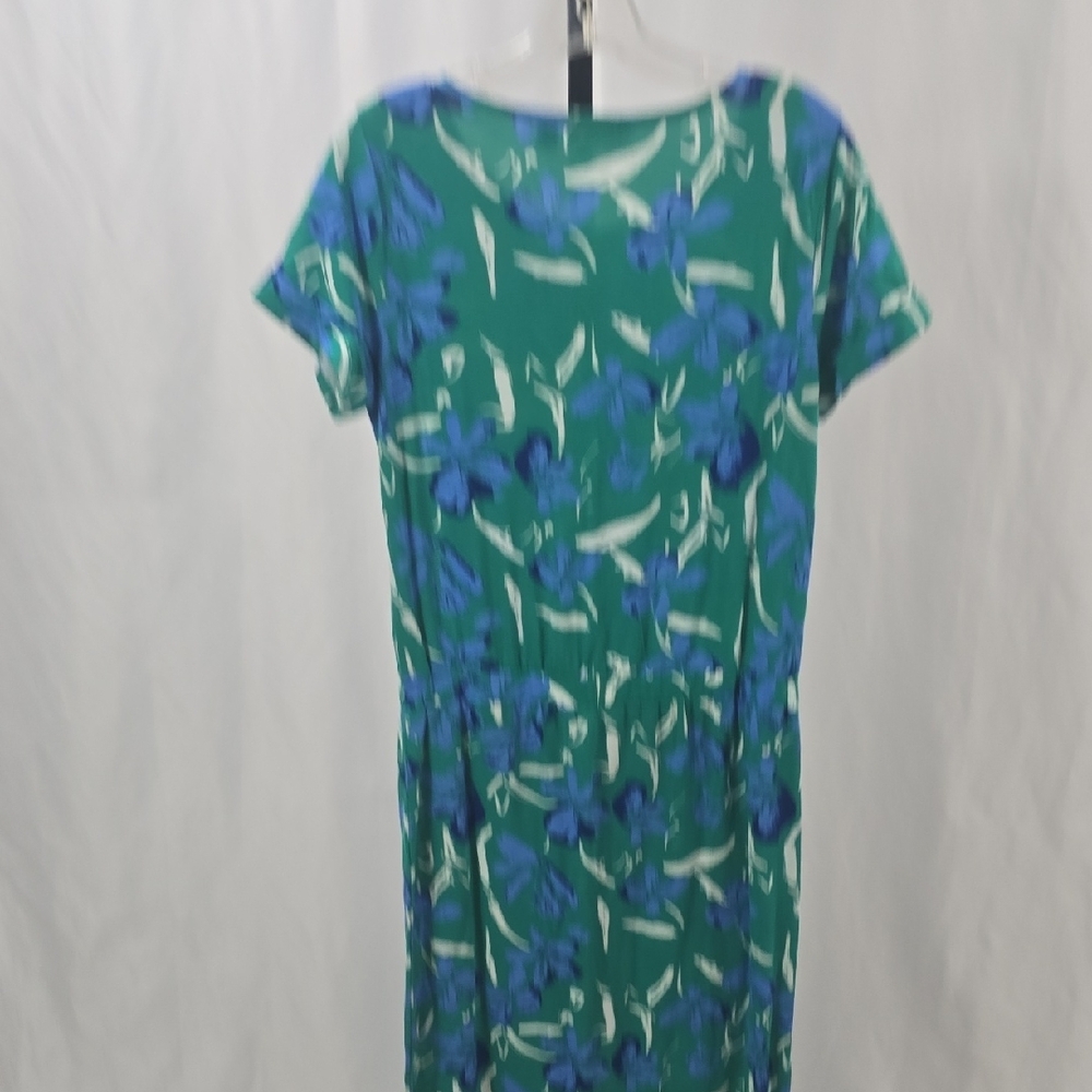 MOTTO Green and Blue Floral Maxi Dress - Picture 7 of 7